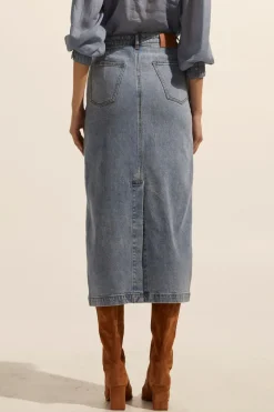 Accord Skirt-Washed Denim|zoe kratzmann Discount