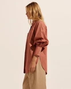 Ardent Top-Rust|zoe kratzmann Clearance