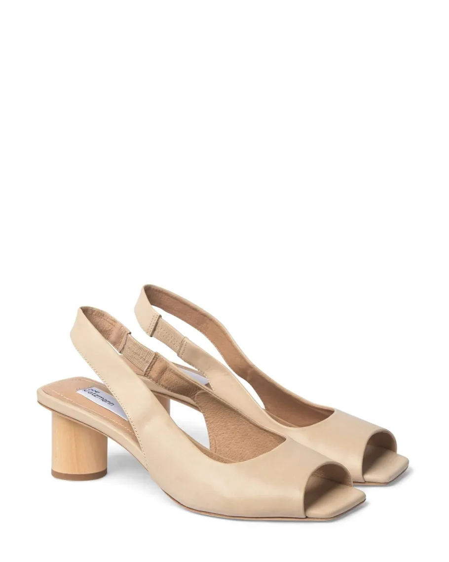 Balcony Heel-Eggshell|zoe kratzmann Clearance