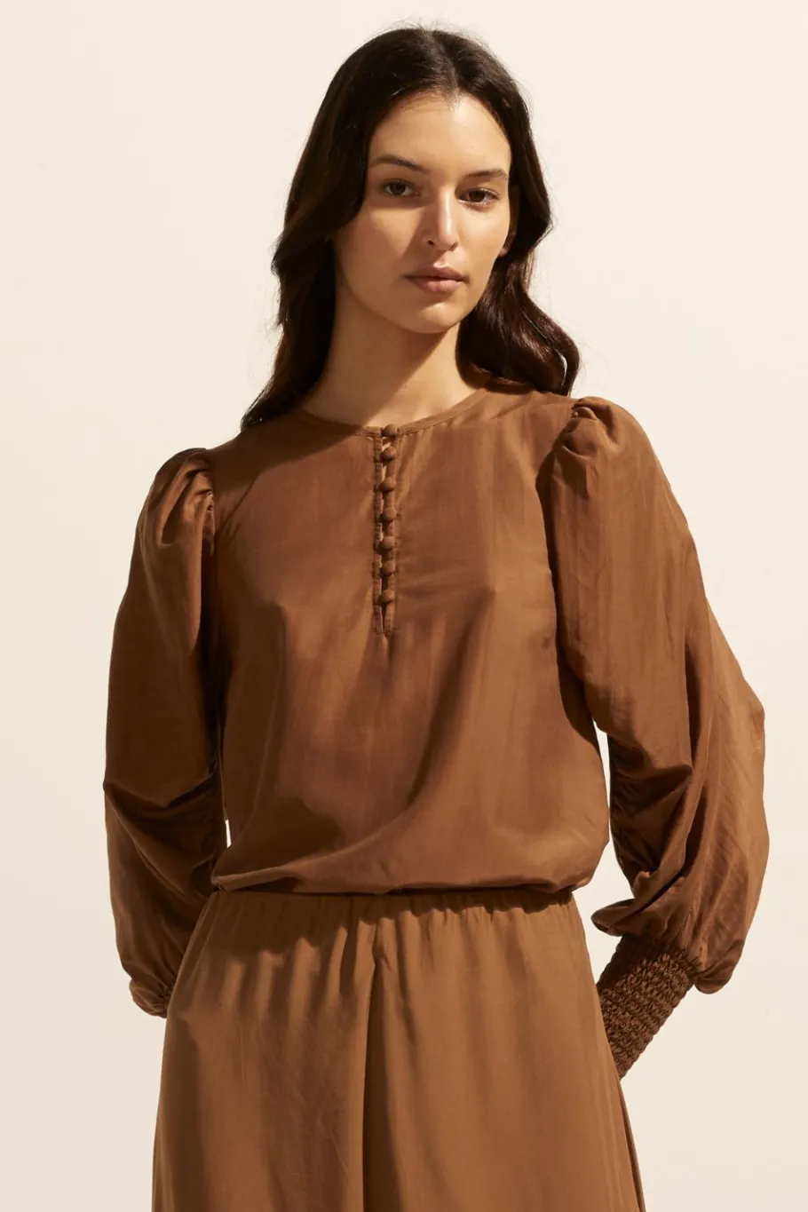 Beam Top-Caramel|zoe kratzmann Hot