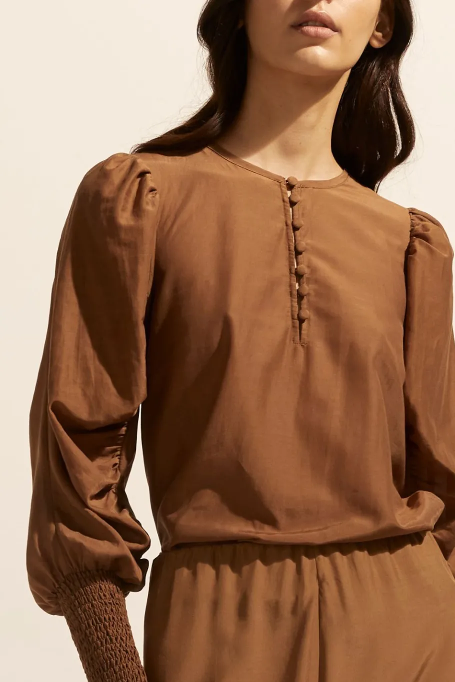Beam Top-Caramel|zoe kratzmann Hot