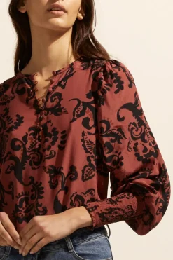 Beam Top-Clay Floral|zoe kratzmann Clearance