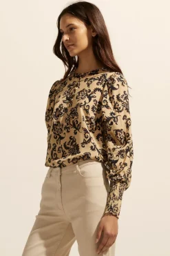 Beam Top-Ochre Floral|zoe kratzmann Discount
