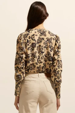 Beam Top-Ochre Floral|zoe kratzmann Discount