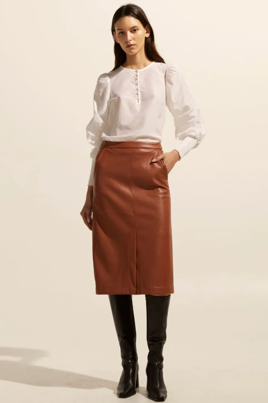 Beam Top-Porcelain|zoe kratzmann Hot