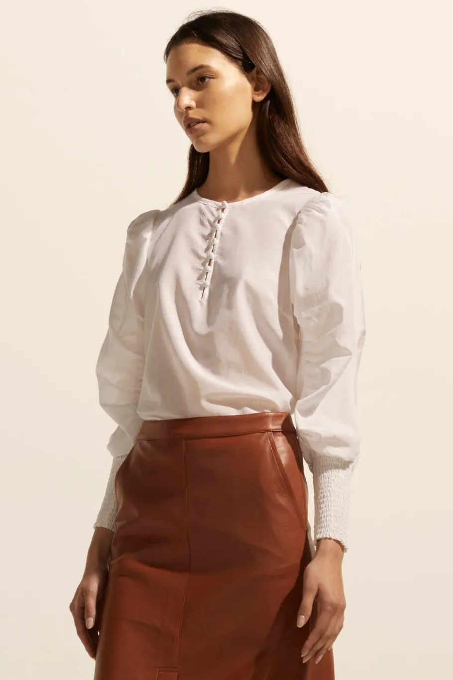 Beam Top-Porcelain|zoe kratzmann Hot