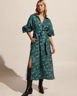 Beeline Dress-Juniper Floral|zoe kratzmann Best