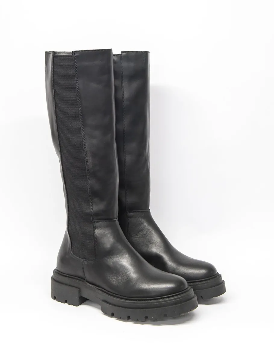 Beseech Boot-Black Leather|zoe kratzmann