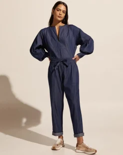 Bolster Pant-Dark Chambray|zoe kratzmann