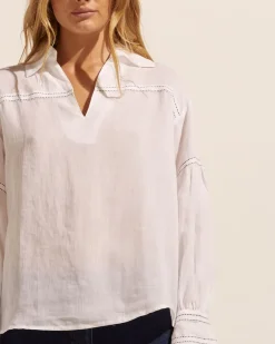 Bounty Top-Porcelain|zoe kratzmann New
