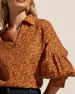 Bounty Top-Sunset Floral|zoe kratzmann Online