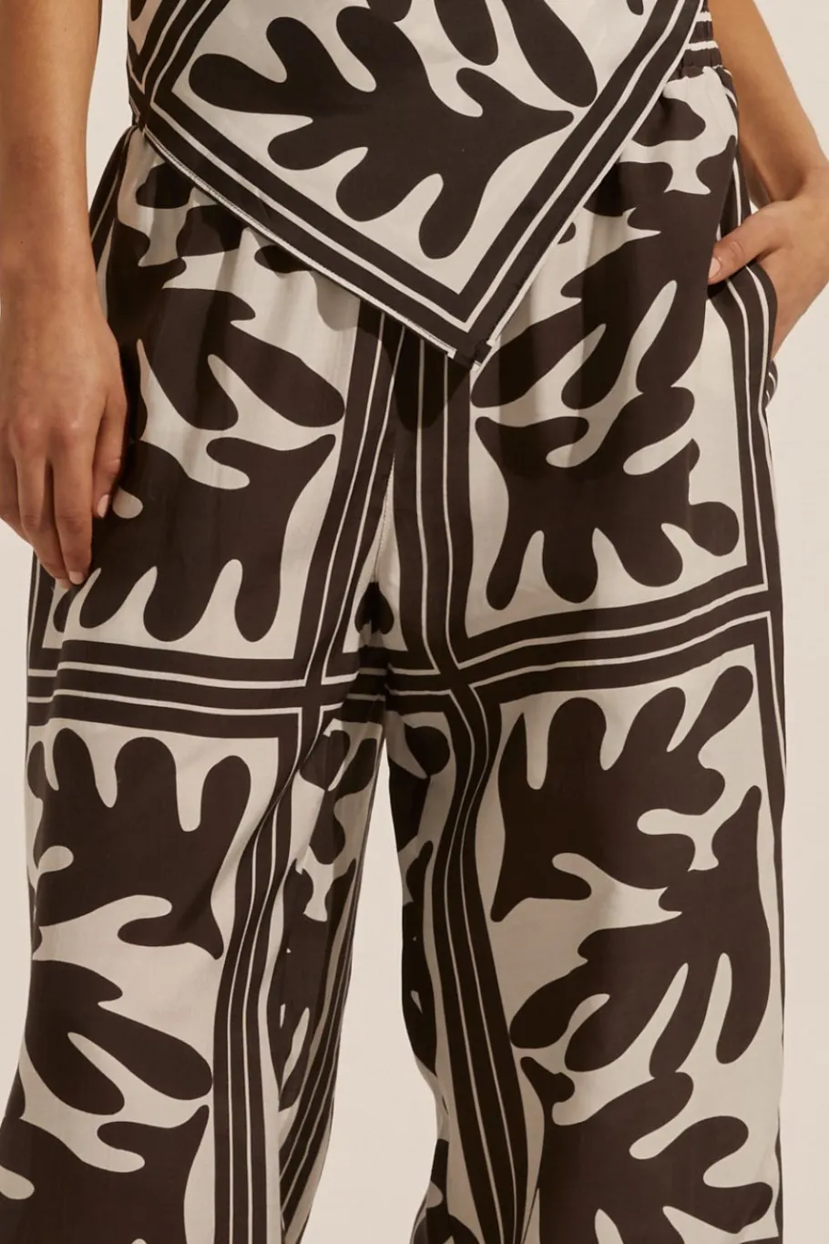 Breeze Pant-Frond Choc|zoe kratzmann Sale