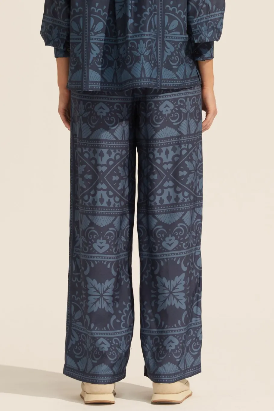 Breeze Pant-Indigo Mosaic|zoe kratzmann Best