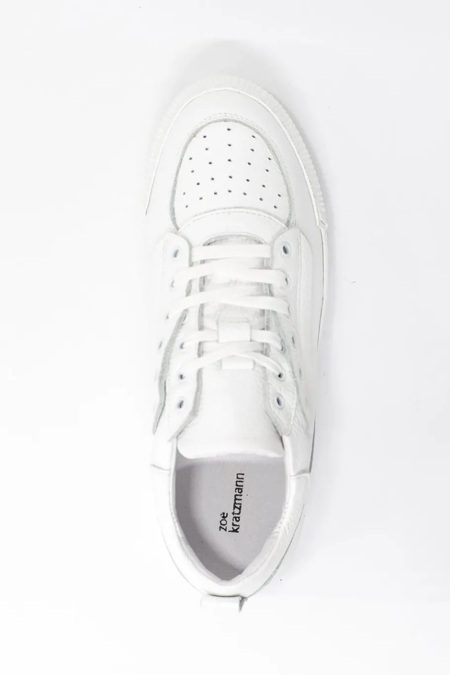 Cache Sneaker-White Leather|zoe kratzmann Clearance