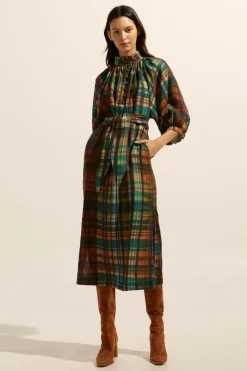 Capture Dress-Kaleidoscope Check|zoe kratzmann