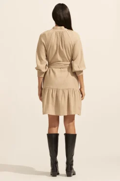 Cater Dress-Mushroom|zoe kratzmann Best