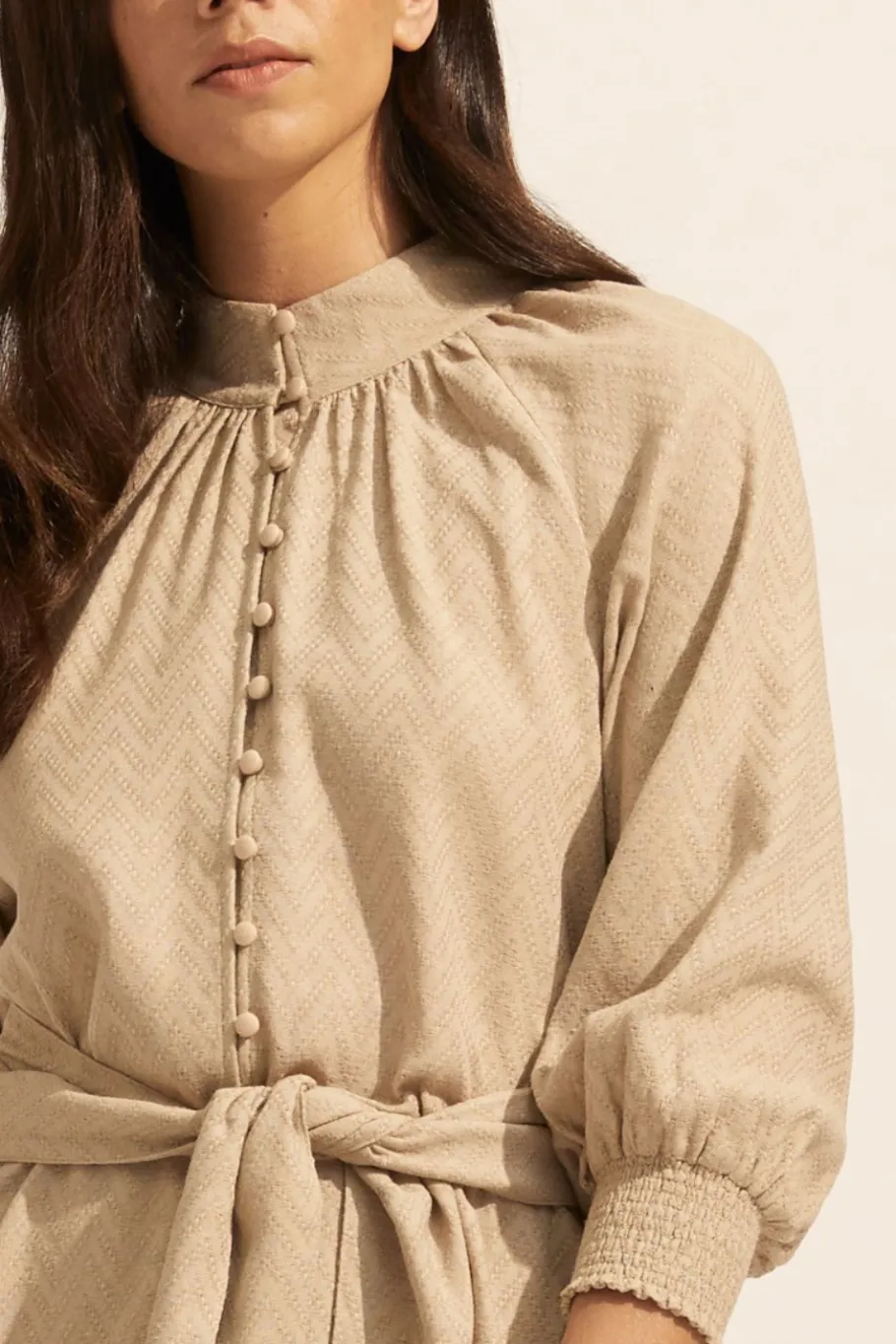 Cater Dress-Mushroom|zoe kratzmann Best