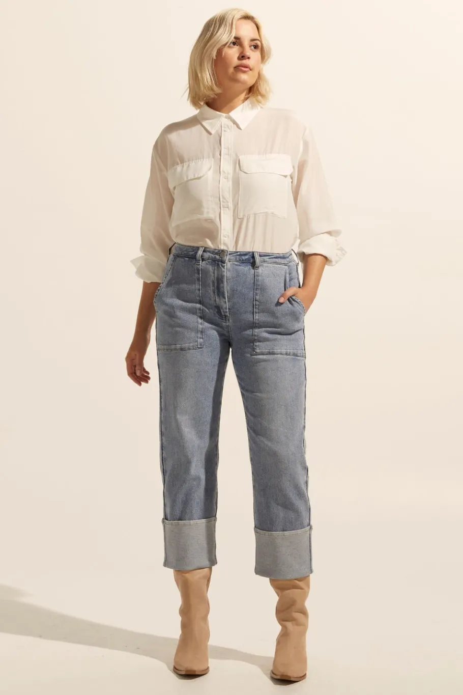 Citizen Jean-Washed Denim|zoe kratzmann New