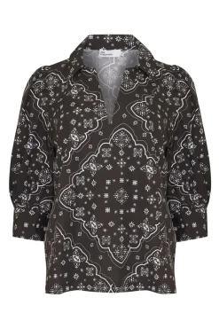 Clarity Top-Black Bandana|zoe kratzmann New