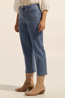College Jean-Mid Denim|zoe kratzmann Online