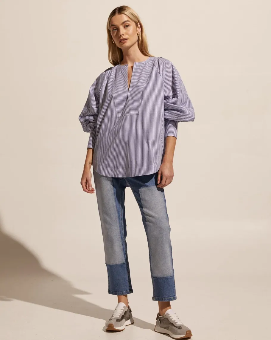 Collude Top-Navy Stripe|zoe kratzmann Online