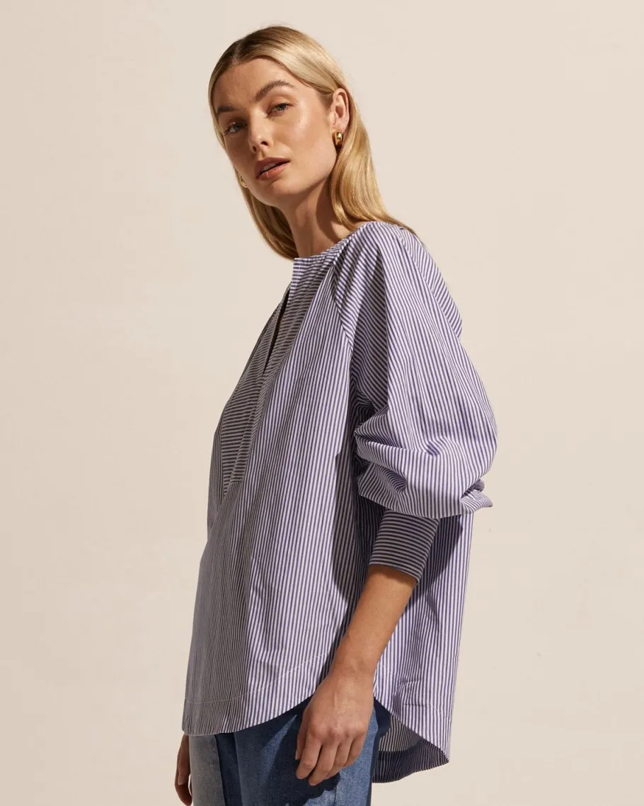 Collude Top-Navy Stripe|zoe kratzmann Online