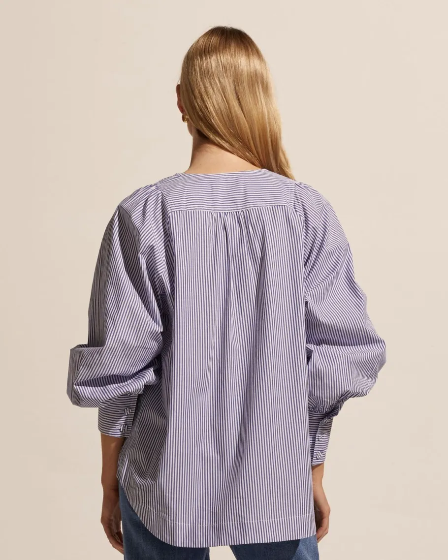 Collude Top-Navy Stripe|zoe kratzmann Online