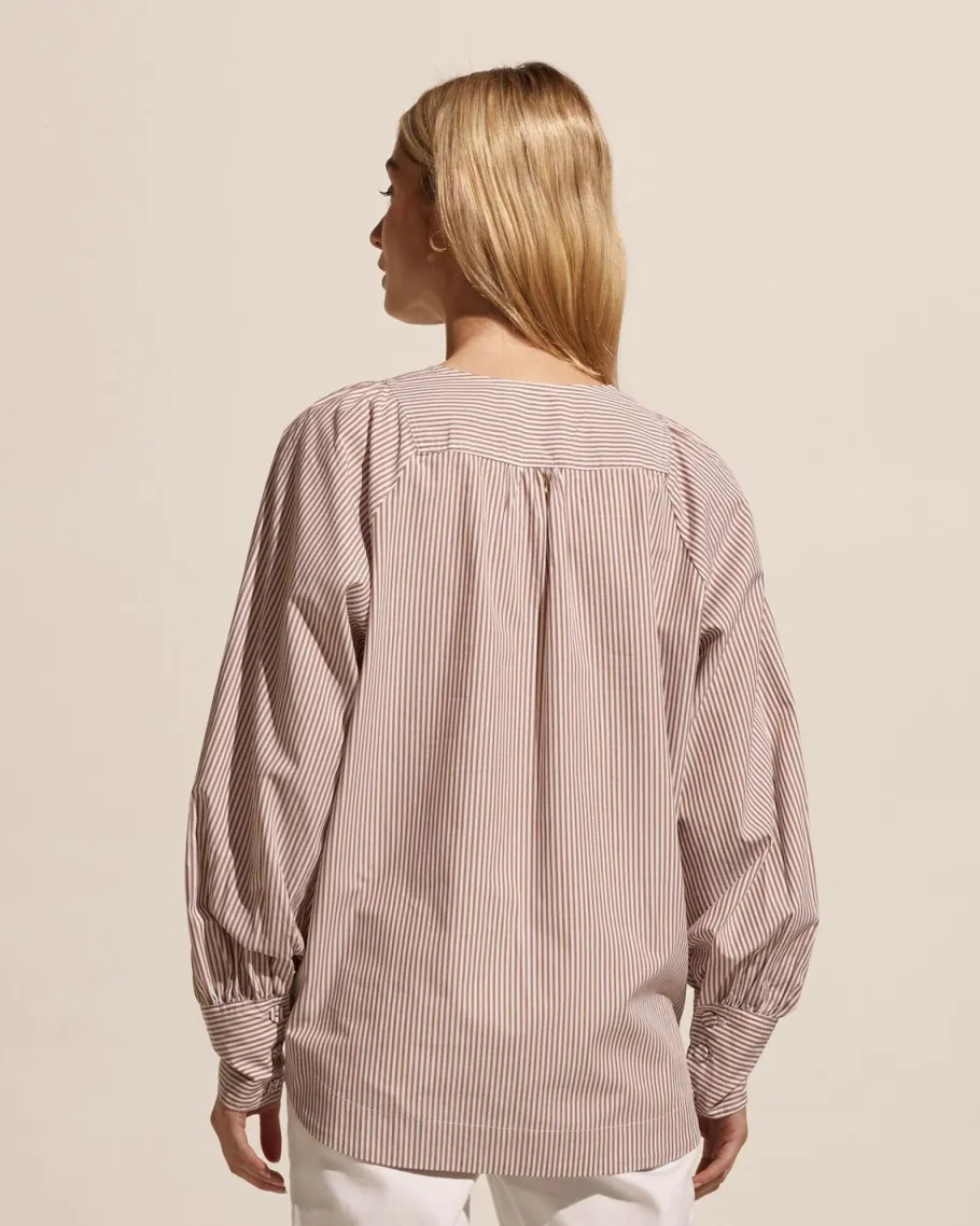 Collude Top-Toast Stripe|zoe kratzmann Clearance
