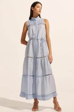 Crescent Dress-Sky|zoe kratzmann Hot