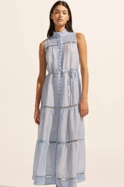 Crescent Dress-Sky|zoe kratzmann Hot