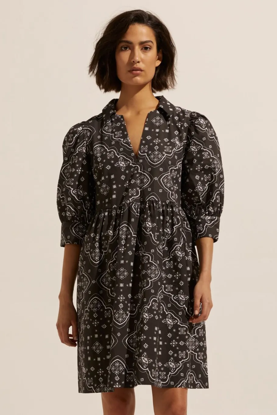 Cruise Dress-Black Bandana|zoe kratzmann Best
