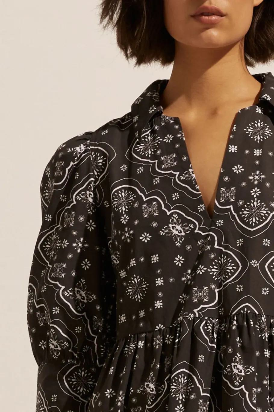 Cruise Dress-Black Bandana|zoe kratzmann Best