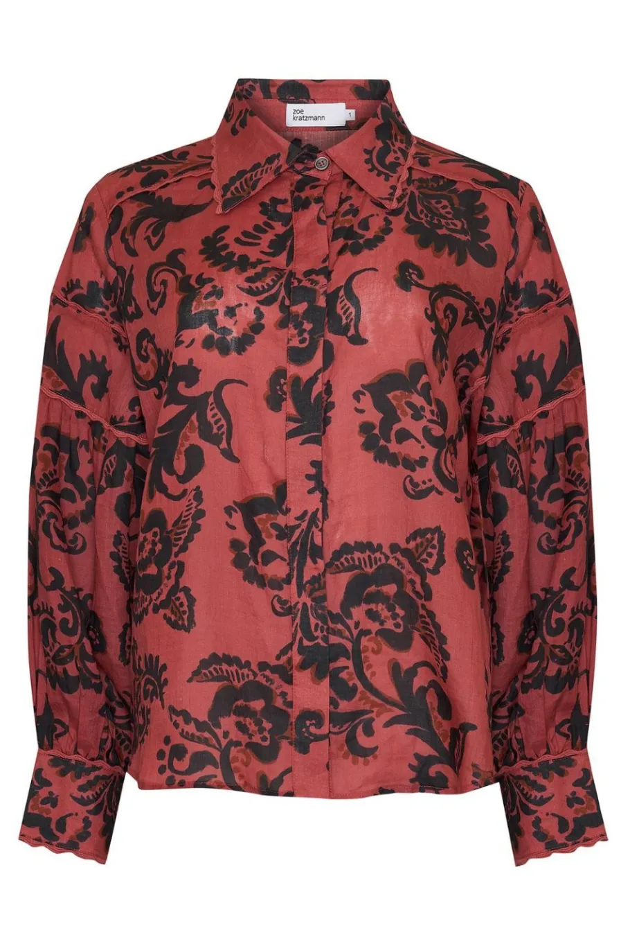 Dash Top-Clay Floral|zoe kratzmann Clearance