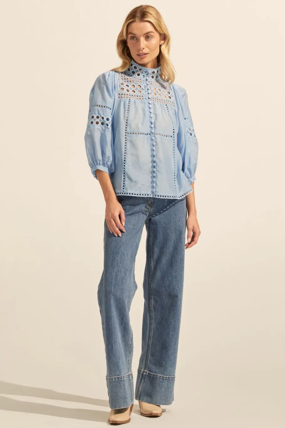 Dedicate Top-Pale Blue|zoe kratzmann Online