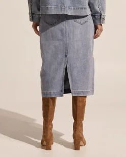 Element Skirt-Washed Denim|zoe kratzmann Hot