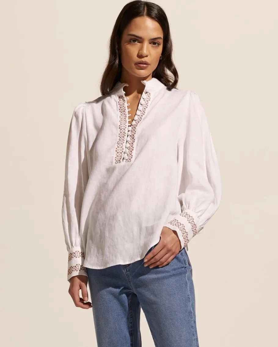 Emerge Top-Porcelain|zoe kratzmann Clearance