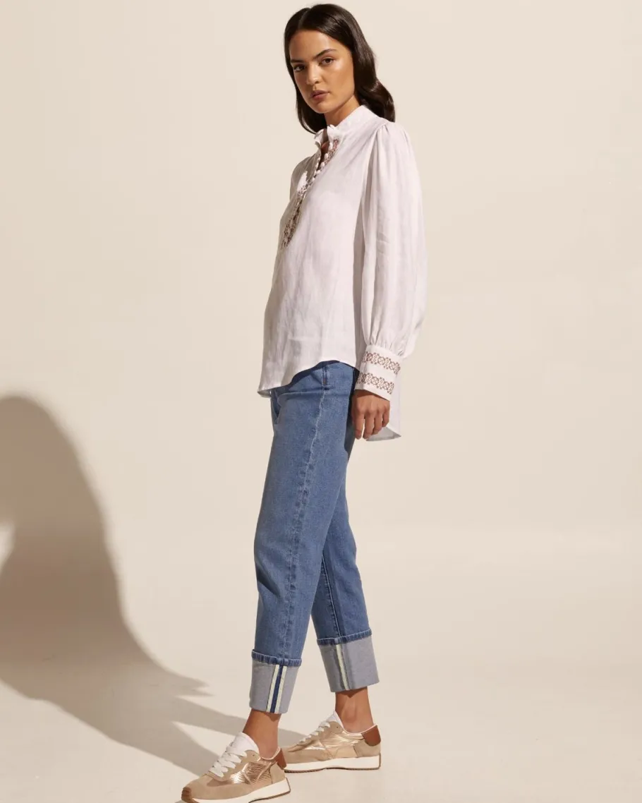 Emerge Top-Porcelain|zoe kratzmann Clearance