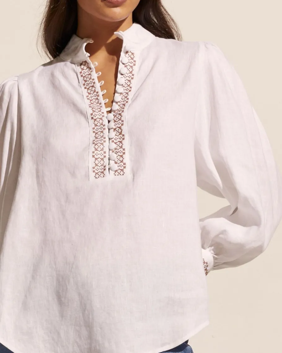Emerge Top-Porcelain|zoe kratzmann Clearance