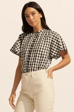 Essence Top-Black Check|zoe kratzmann