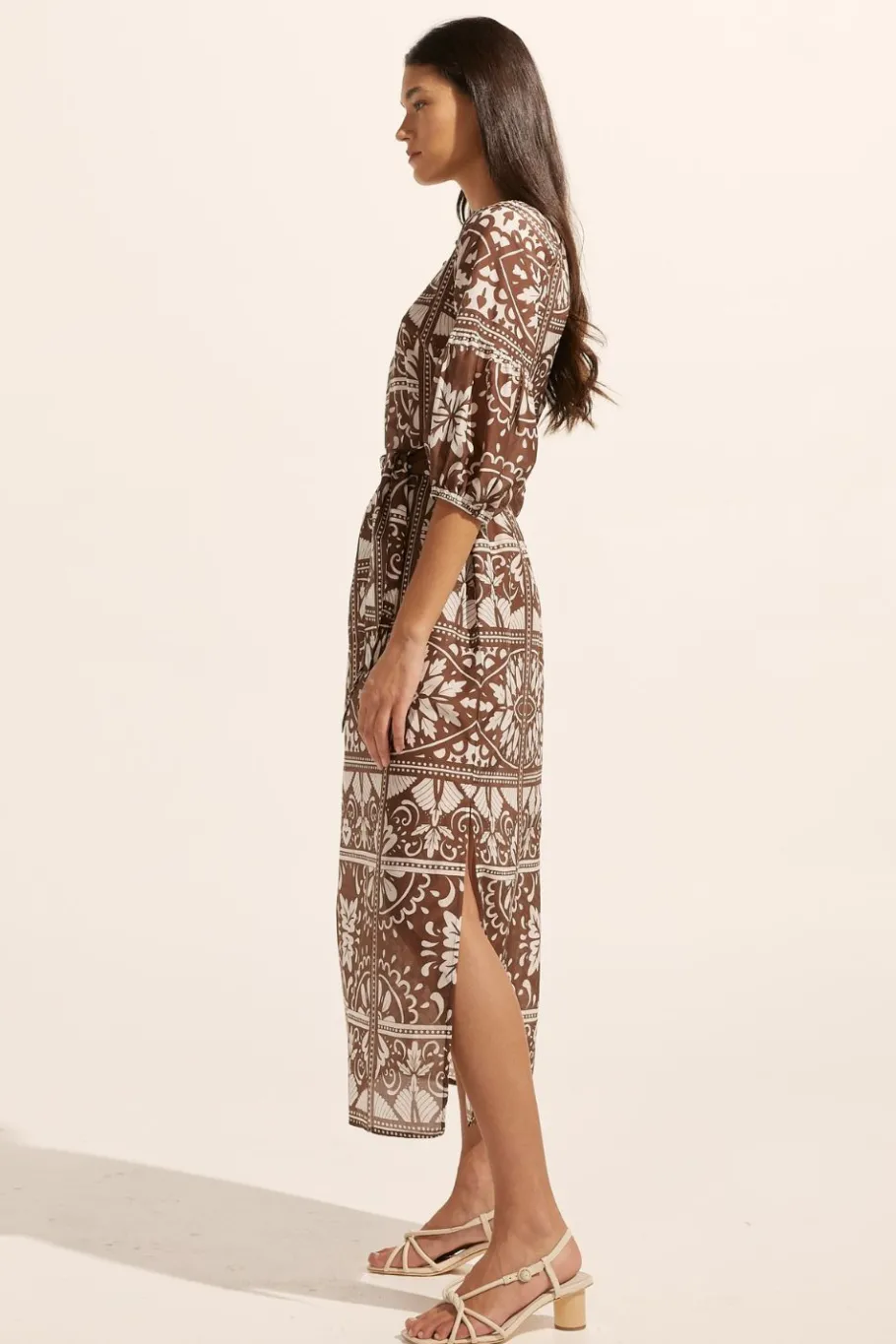 Explore Dress-Choc Mosaic|zoe kratzmann Clearance