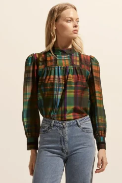 Faze Top-Kaleidoscope Check|zoe kratzmann