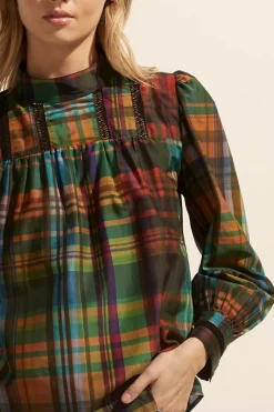 Faze Top-Kaleidoscope Check|zoe kratzmann