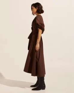 Focul Dress-Chocolate|zoe kratzmann Discount