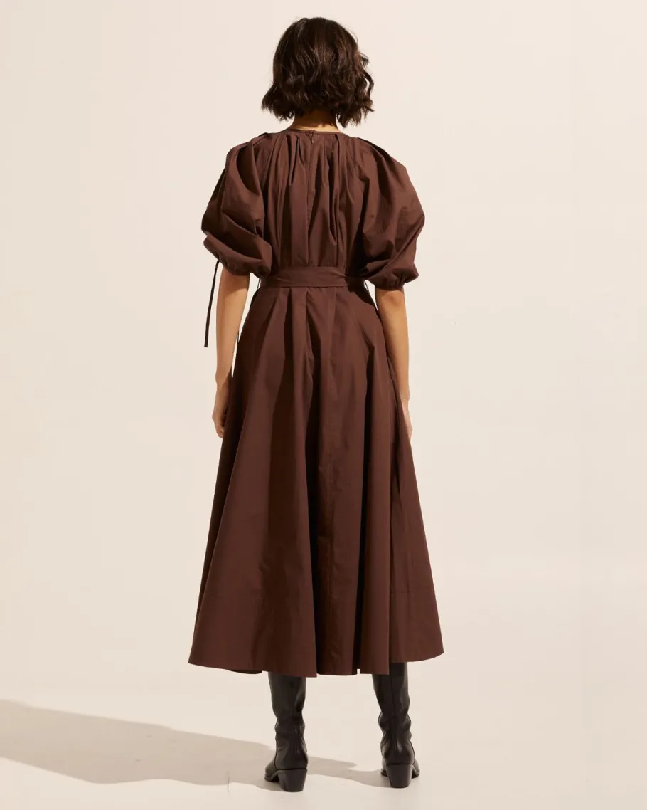 Focul Dress-Chocolate|zoe kratzmann Discount