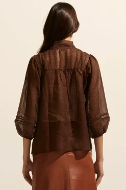 Focus Top-Chocolate|zoe kratzmann New