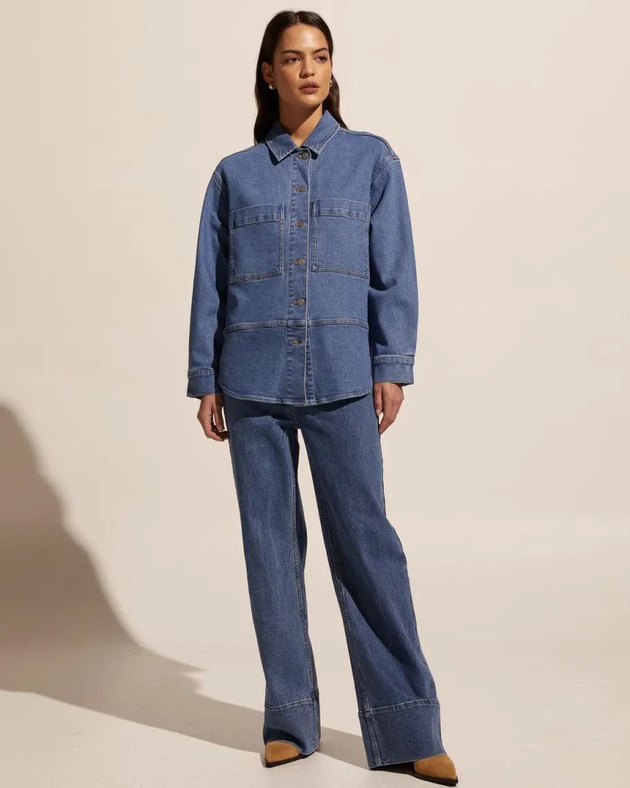 Fuse Jacket-Vintage Denim|zoe kratzmann New