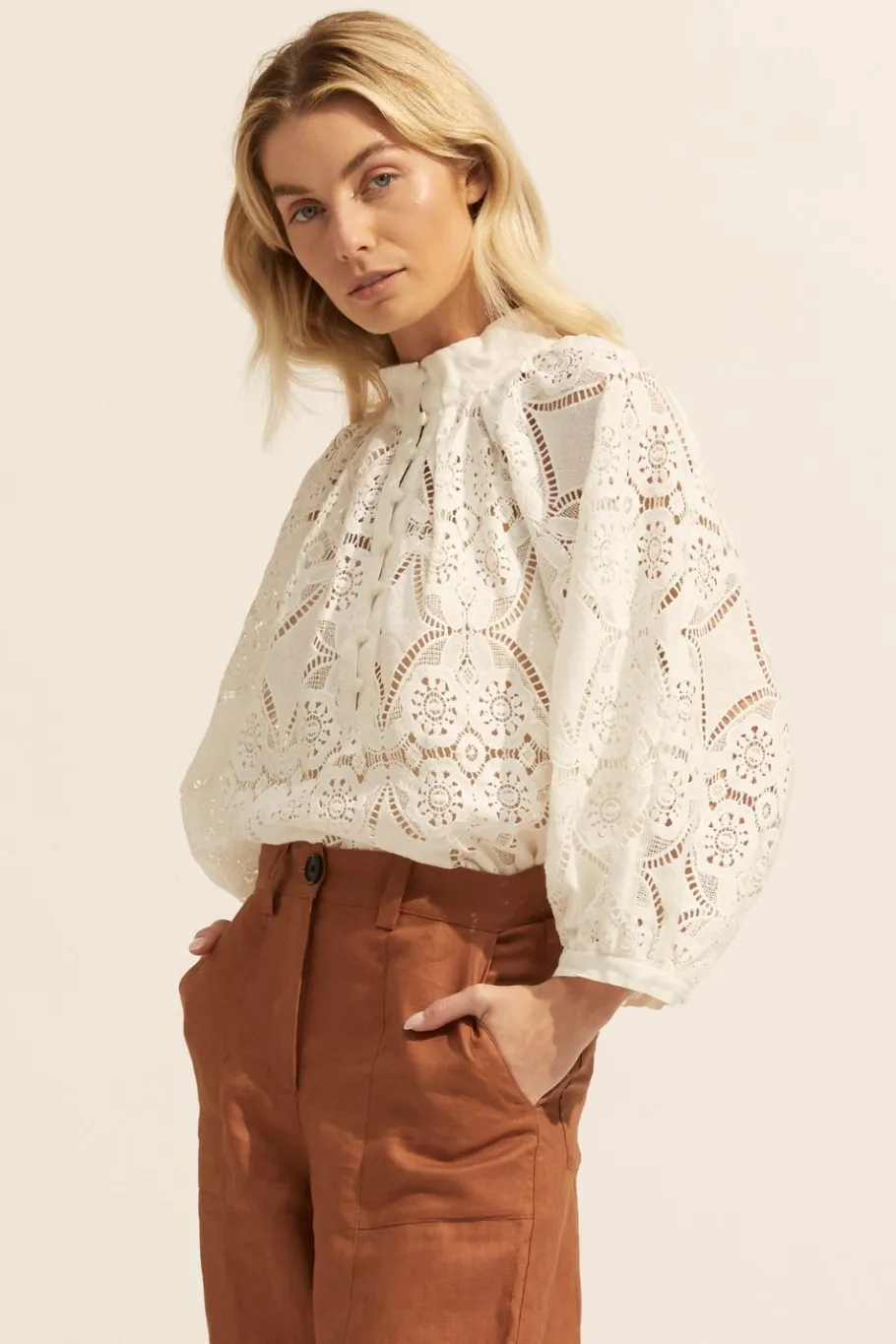 Fuse Top-Cream|zoe kratzmann Hot