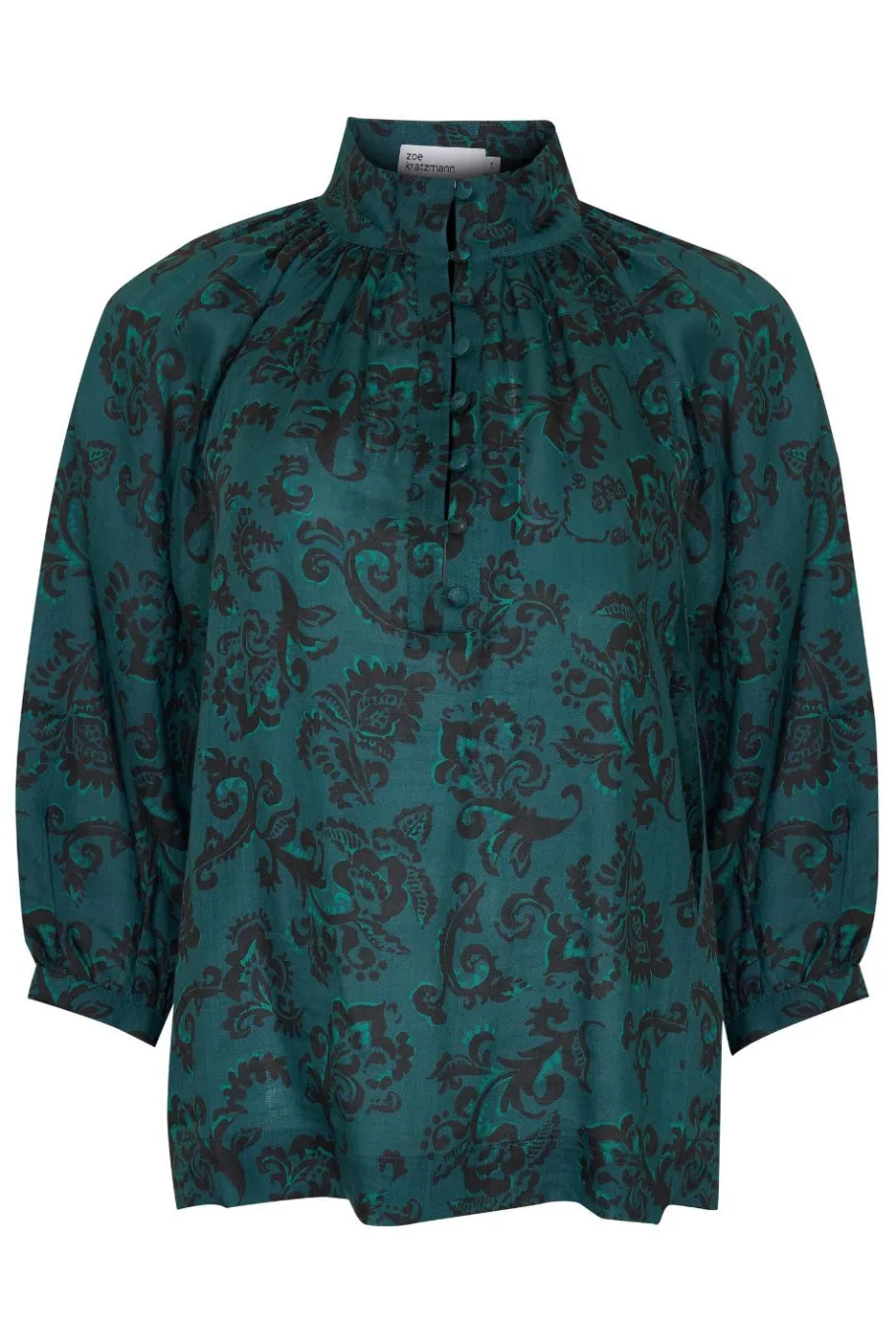 Fuse Top-Green Floral|zoe kratzmann Discount