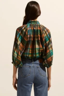 Fuse Top-Kaleidoscope Check|zoe kratzmann Clearance
