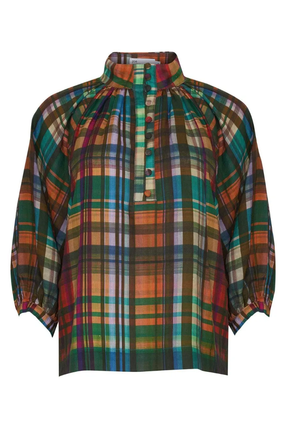 Fuse Top-Kaleidoscope Check|zoe kratzmann Clearance
